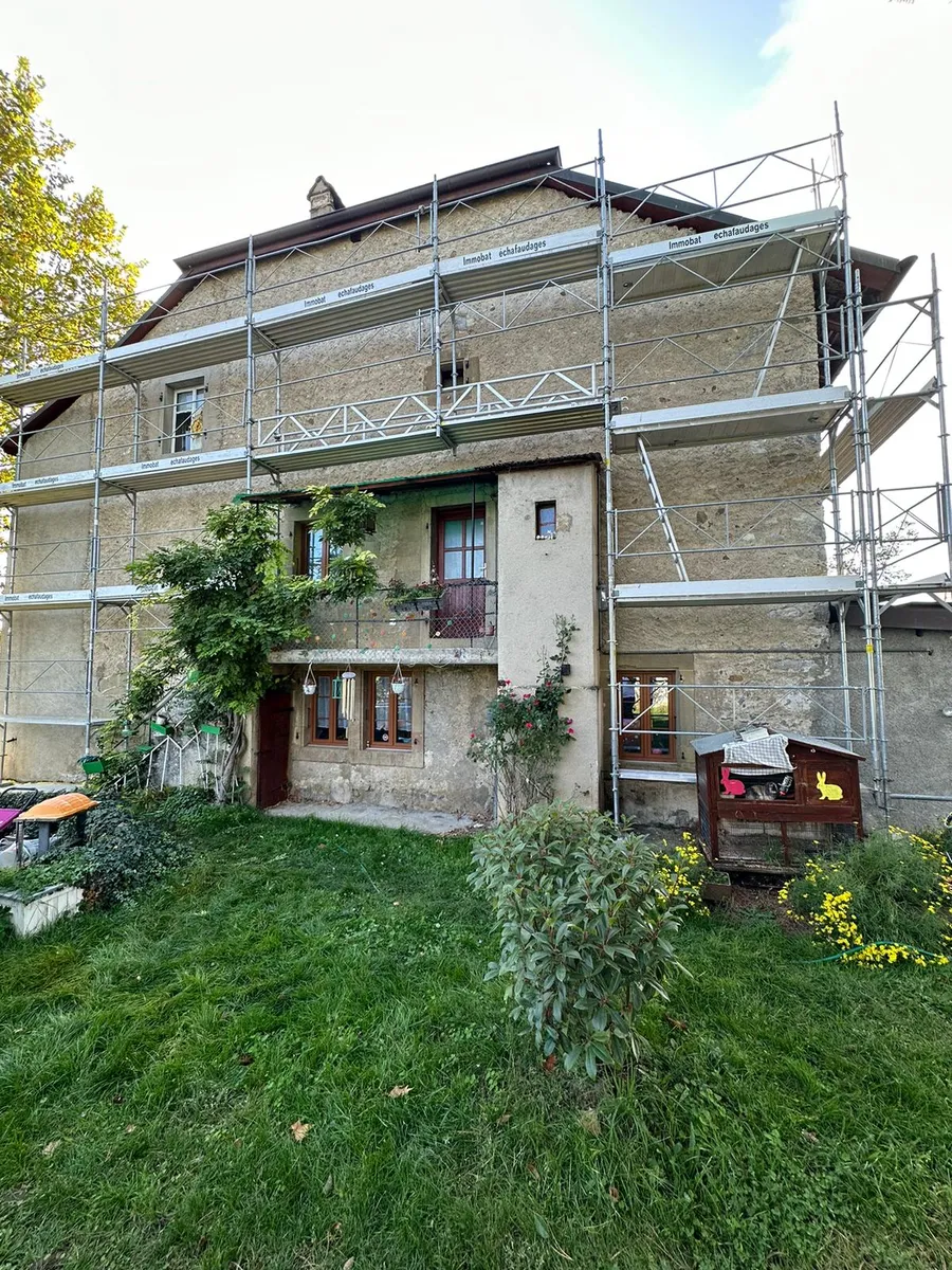 Ravalement façade maison de maître à Cossonay